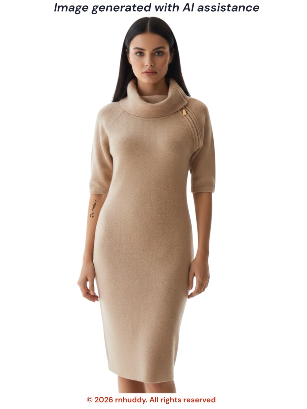 Calvin Klein M short sleeve metallic rose sweater dress